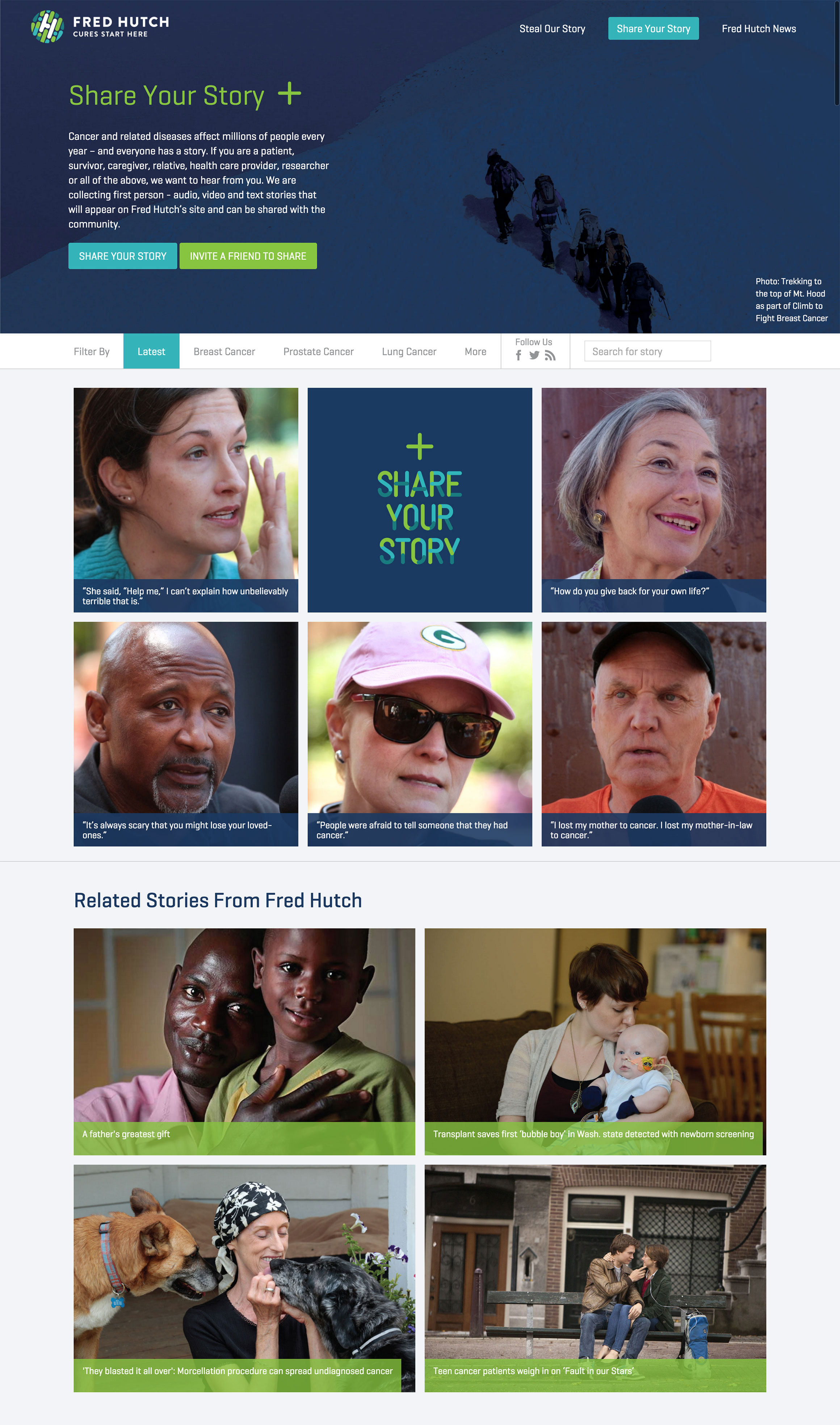 fredhutch share your story site